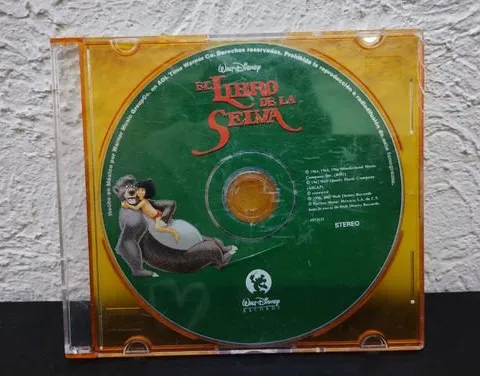 Cd El Libro De La Selva-walt Disney Soundtrack Solo Disco  Estándar
