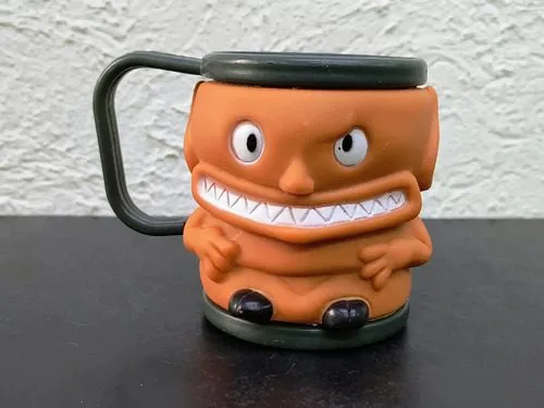 Taza Ricolino Halloween 90s Mounstruo Retro Vintage Original — Decoración vintage, años 90s