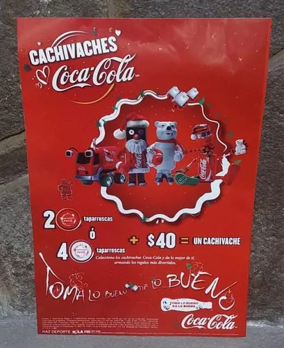 Afiche/cartel Coca Cola Cachivaches Navideños Año 2006