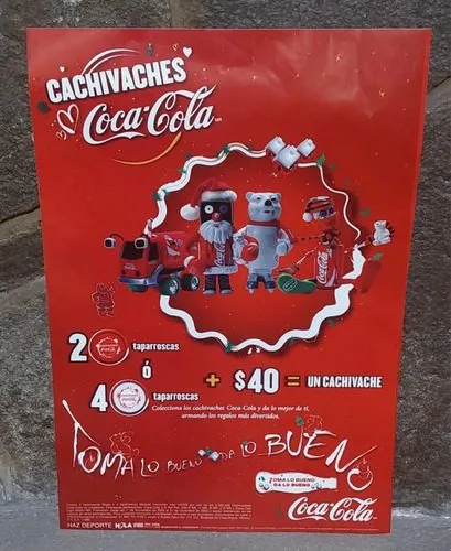 Afiche/cartel Coca Cola Cachivaches Navideños Año 2006 — Coleccionables vintage, años NOW