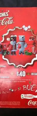 Afiche/cartel Coca Cola Cachivaches Navideños Año 2006 — Coleccionables vintage, años NOW (foto 2)