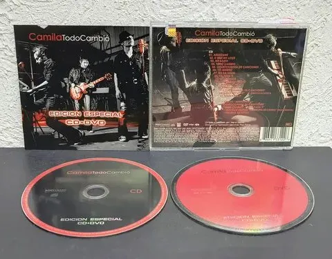 Camila - Todo Cambio Edición Especial Cd + Dvd 2007 Sony Bmg Edición Limitada
