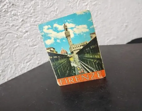 Mini Libro 15 Imágenes A Color De Florencia Retro Original