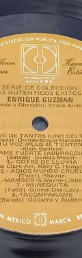 Disco Lp Vinilo Enrique Guzmán 15 Grandes Éxitos Cbs 1983 Mx Estándar — Audio vintage, años 80s (foto 8)