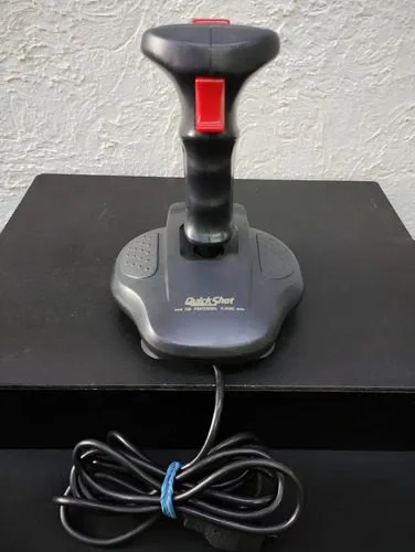 Joystick Quick Shot Mod.qs-130f Vintage Colección Sega/atari Negro — Gaming vintage, años 80s