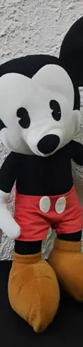 Peluche Mickey Mousse Vintage Retro Clásico Disney Original  Rojo Con Café Y Negro — Coleccionables vintage, años 90s