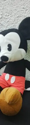 Peluche Mickey Mousse Vintage Retro Clásico Disney Original  Rojo Con Café Y Negro — Coleccionables vintage, años 90s (foto 5)