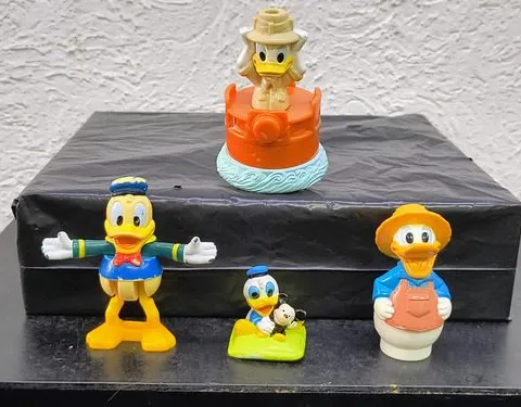 Set Figuras Pato Donald 4-pack Walt Disney Mcdonald's Retro