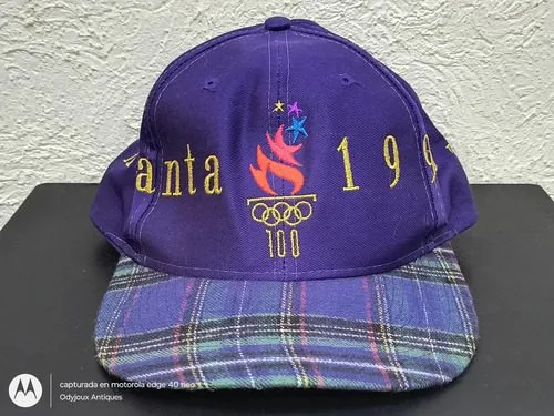 Gorra Juegos Olímpicos Atlanta 1996 Vintage De Colección Morado Lisa G — Coleccionables vintage, años 90s
