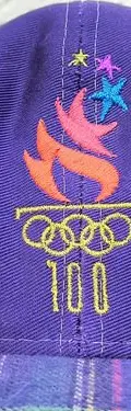 Gorra Juegos Olímpicos Atlanta 1996 Vintage De Colección Morado Lisa G — Coleccionables vintage, años 90s (foto 10)