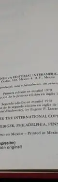 Libro Bioquimica Dental Eugene Lazzari 2° Edicion 1981 — Coleccionables vintage, años 80s (foto 6)