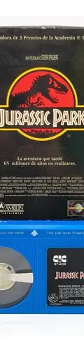 Película Beta Jurassic Park 1993 Steven Spielberg Universal — Video vintage, años 90s