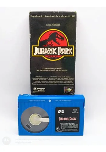 Película Beta Jurassic Park 1993 Steven Spielberg Universal — Video vintage, años 90s