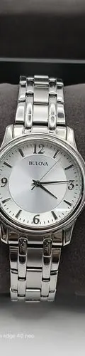 Reloj Bulova Classic Collection 96a000 En Caja Completo Orig Plateado — Coleccionables vintage, años NOW (foto 2)