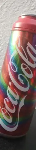 Vaso Térmico Coca Cola Con Tapa 500ml Arcoíris Con Detalle Arcoíris — Coleccionables vintage, años NOW