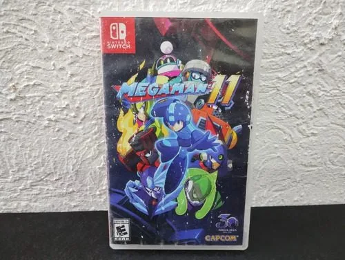 Megaman 11 Capcom Nintendo Switch Solo Caja Original Usado — Gaming vintage, años NOW