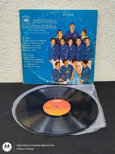 Disco Lp Vinilo Sonora Santanera Canta Sonia Lopez Cbs Méx Edición Limitada — Audio vintage, años 60s