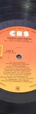 Disco Lp Vinilo Sonora Santanera Canta Sonia Lopez Cbs Méx Edición Limitada — Audio vintage, años 60s (foto 6)
