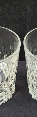 Set Vasos De Whisky Cristal Diseño Rayos De Sol Vintage 2pz Transparente — Coleccionables vintage (foto 3)