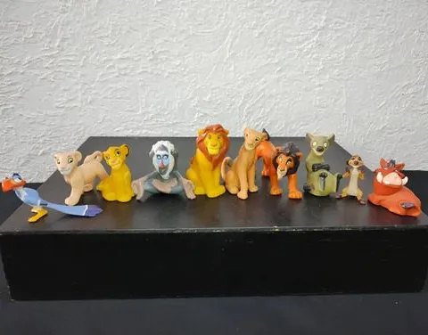 Colección Completa Figuras El Rey Leon De Disney Bimbo 90's