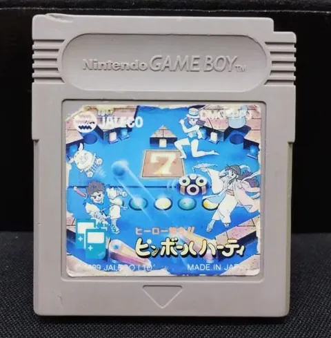 Pinball Party Hero Japonés Juego Game Boy Gbc 1989 Original