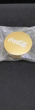 Lote Esferas Coca Cola Navideñas Doradas Para Árbol Musical Dorado — Coleccionables vintage, años 90s