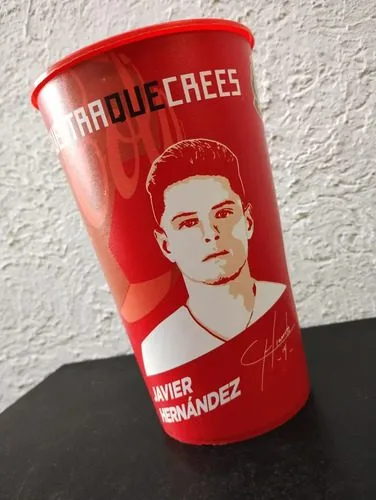 Vaso Promo Coca Cola Carl's Jr Selección Mexicana Futbol — Coleccionables vintage, años NOW