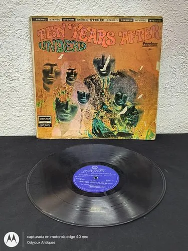 Disco Lp Vinilo Ten Years After Undead Peerless 1971 México Estándar — Audio vintage, años 70s
