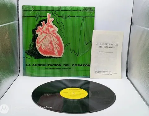 Disco Lp La Auscultación Del Corazón Dr A. César Domínguez Estándar