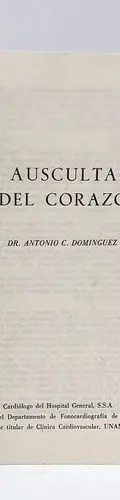 Disco Lp La Auscultación Del Corazón Dr A. César Domínguez Estándar — Audio vintage (foto 6)