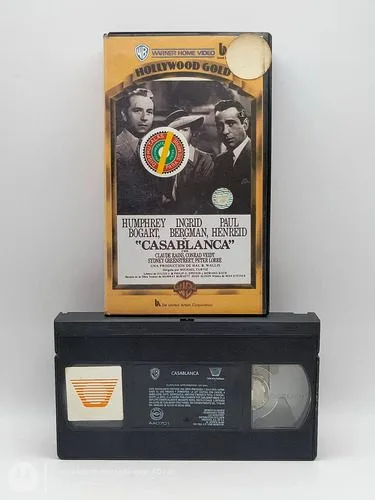 Película Vhs Casablanca 1991 Warner Bros Videovisa Colección — Video vintage, años 90s