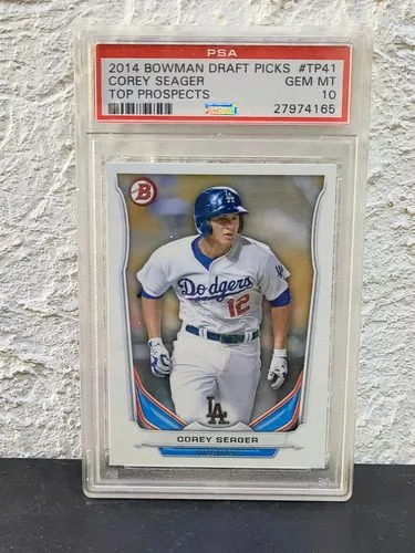 Tarjeta Baseball 2014 Bowman Draft Pics #tp41 Corey Seager — Coleccionables vintage, años NOW