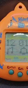 Mascota Virtual De Juguete 16 En 1 Tamagotchi Usado Detalle Naranja — Coleccionables vintage, años NOW (foto 2)