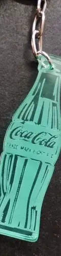 Llavero Coca Cola En Forma De Botellita Trade Mark Bottle — Coleccionables vintage