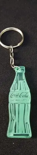 Llavero Coca Cola En Forma De Botellita Trade Mark Bottle — Coleccionables vintage (foto 2)