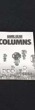Columns Solo Manual Para Sega Game Gear Original — Gaming vintage, años 90s