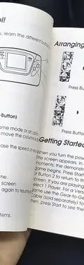 Columns Solo Manual Para Sega Game Gear Original — Gaming vintage, años 90s (foto 3)