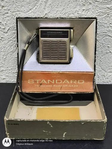 Mini Radio Antiguo Standard 7 Transistores Sr-g433 En Caja — Audio vintage, años 60s