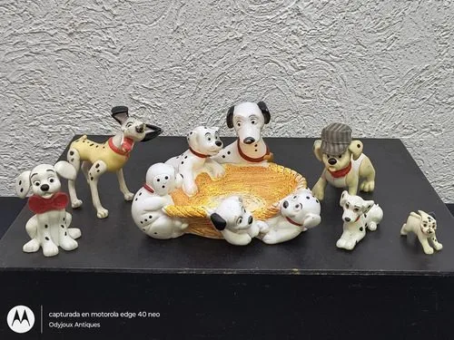Lote 6 Figuras Disney 101 Dálmatas Vintage De Colección — Coleccionables vintage, años 90s