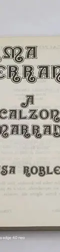 Libro Irma Serrano A Calzón Amarrado Eliza Robledo 1978