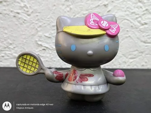 Figura Hello Kitty Tenista Mcdonald's Sanrio 1976-2013 — Coleccionables vintage, años 70s