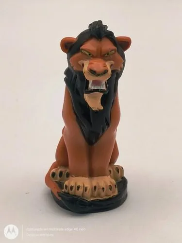 Figura Scar De El Rey León Walt Disney Vintage 7cm Original