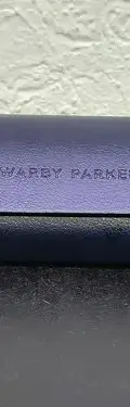 Estuche Para Lentes Warby Parker Semi-rigido Piel Original Azul — Coleccionables vintage, años NOW (foto 2)