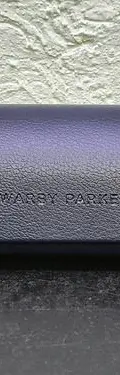 Estuche Para Lentes Warby Parker Semi-rigido Piel Original Azul — Coleccionables vintage, años NOW (foto 4)