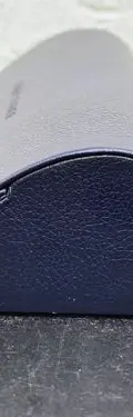 Estuche Para Lentes Warby Parker Semi-rigido Piel Original Azul — Coleccionables vintage, años NOW (foto 8)