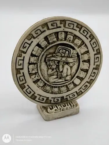 Calendario Maya Souvenir Cancún De Resina Tipo Piedra Adorno Calendario Maya Souvenir Cancún Hecho De Resina Tipo Piedra Antiguo Adorno 9cm
