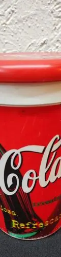 Vaso Siempre Coca Cola 90's Colección Retro Vintage Dañado Blanco Con Rojo — Coleccionables vintage, años 90s (foto 3)