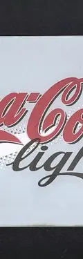 Coca Cola Ligth Cartel Publicidad De Acrílico Retro Original — Coleccionables vintage, años 90s