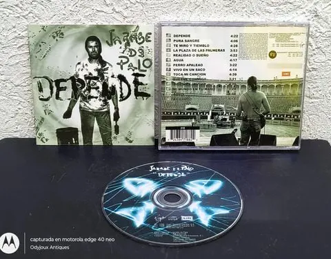 Cd Jarabe De Palo - Depende Emi Music 1998